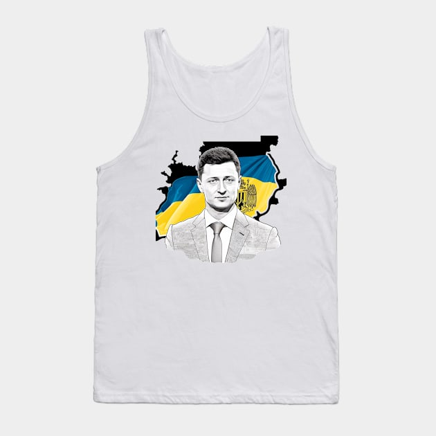 Zelensky Proud Tank Top by Daily Lab